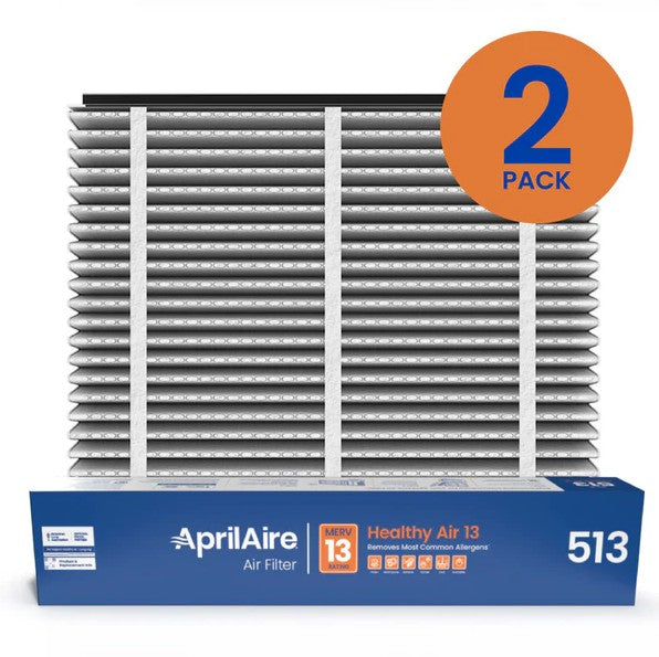 Aprilaire 513 - Healthy Home Air Filter For Aprilaire Whole-Home Air Purifiers, MERV 13, For Most Common Allergens