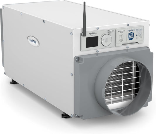 Aprilaire E070W - Wi-Fi Enabled Basement and Crawl Space Pro Dehumidifier, 70 Pints
