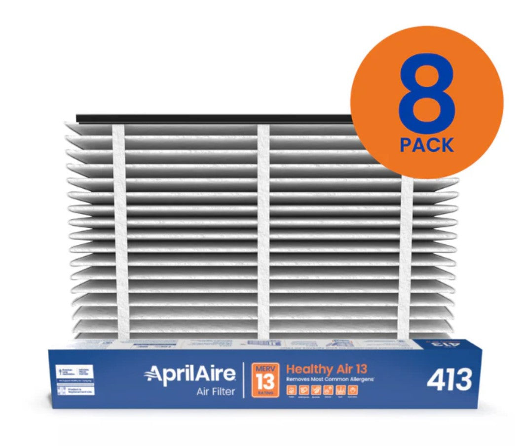 Aprilaire 413 MERV 13 Replacement Filter (16 x 25 x 4")