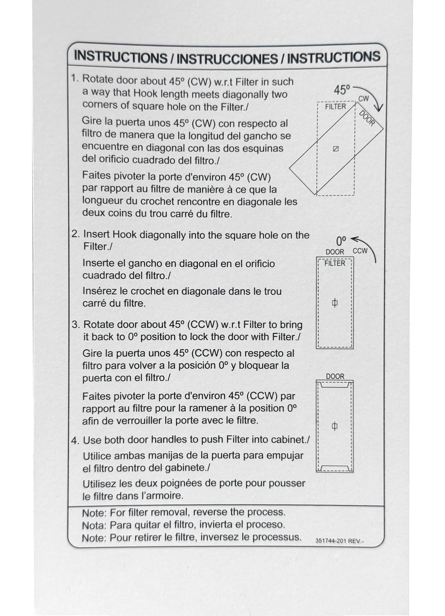 Carrier & Bryant FILXUMC082425 - 24" x 25" x 4" Pleated Air Filter, MERV 8 replaces old part # FILXXCAR0024
