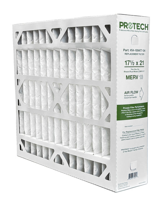 Rheem 54-109477-04 - 17.5" x 21" x 5" Exact-Fit Filter for Air Cleaner XHF-E17M13, MERV 13