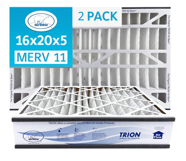 Trion Air Bear TRION 259112-104 - 16" x 20" x 5" Pleated Air Filter, MERV 11