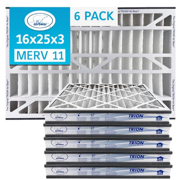 Trion Air Bear TRION 259112-101 -16" x 25" x 3" Pleated Air Filter, MERV 11