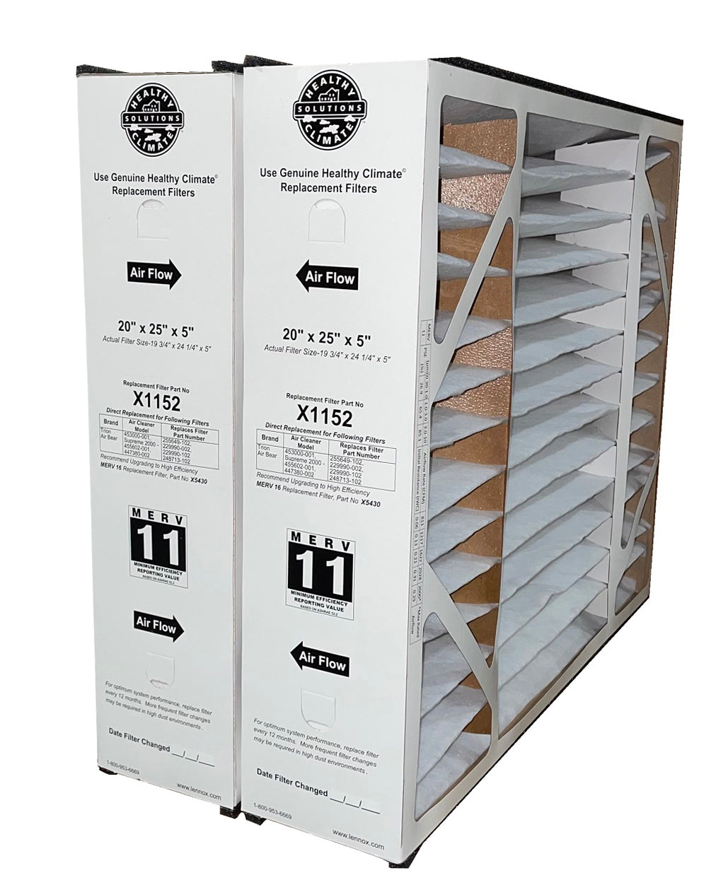 Lennox X1152 MERV 11 Replacement Filter (20 x 25 x 5")