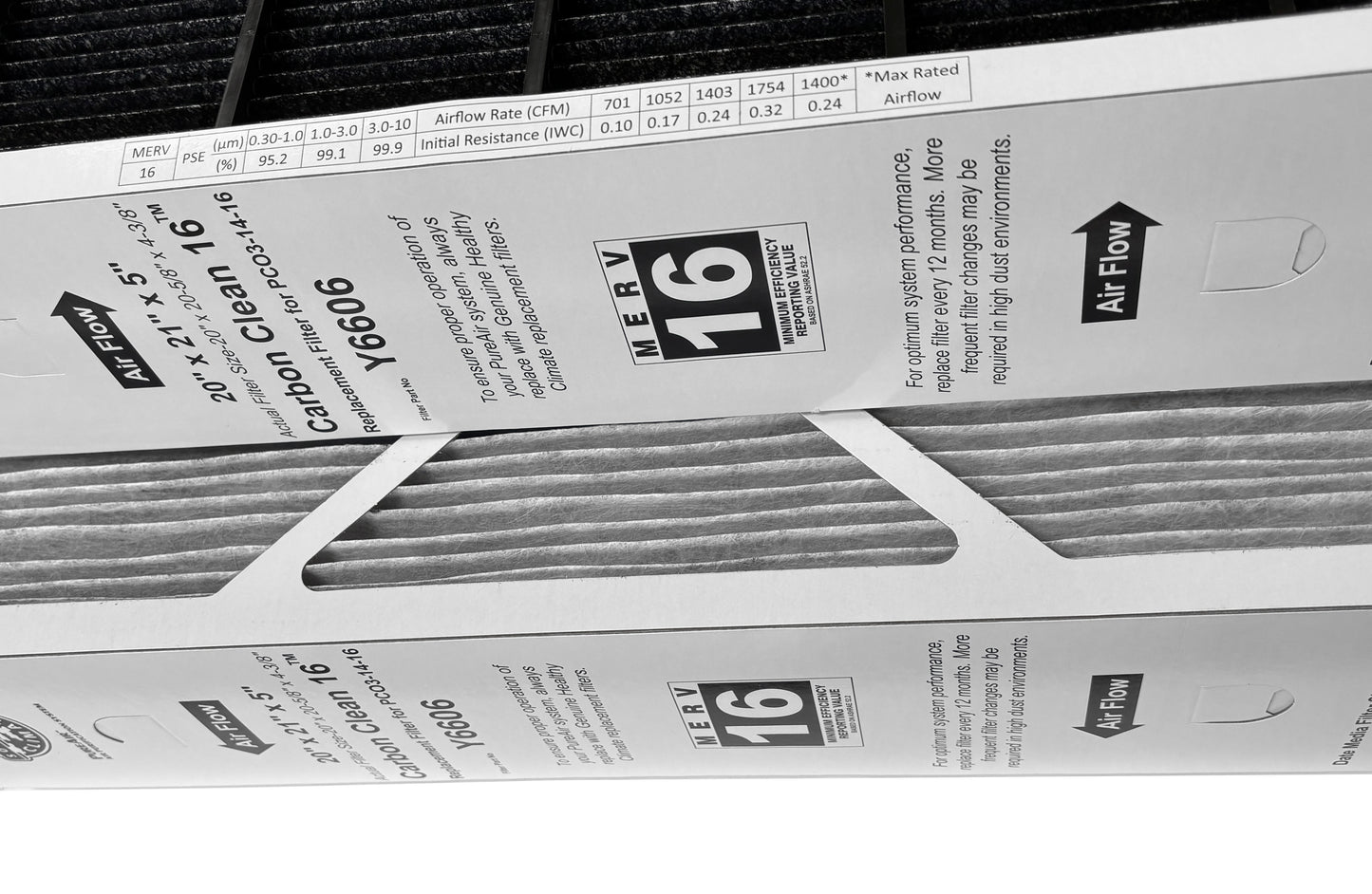 Lennox Y6606 MERV 16 Replacement Filter (20 x 21 x 5")