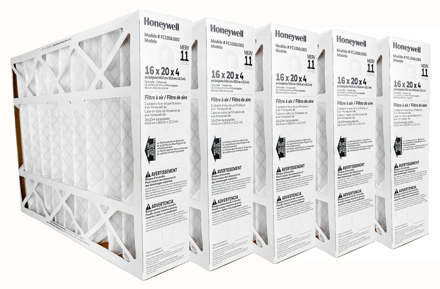 Honeywell FC100A1003 MERV 11 Replacement Filter (16 x 20 x 4")