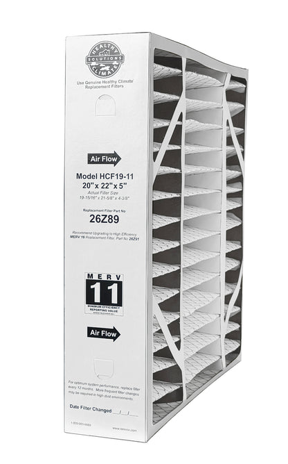 Lennox 26Z89 - 20" x 22" x 5" Healthy Climate HCF19-11 Air Filter, MERV 11