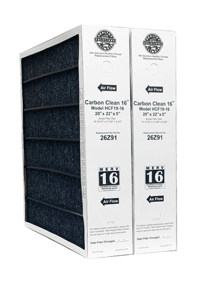 Lennox 26Z91 - 20" x 22" x 5" Healthy Climate Carbon Clean HCF19-16 Air Filter, MERV 16