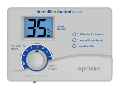 Aprilaire 500 Humidifier Automatic Bypass Digital Control