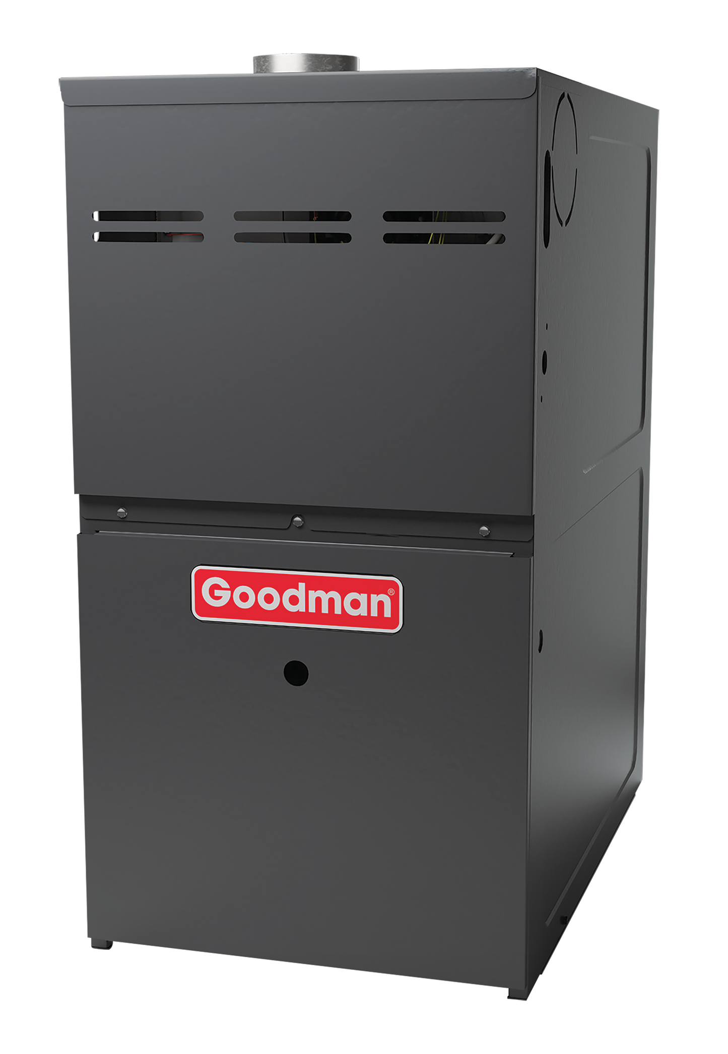 Goodman 5 Ton 14 SEER2 Upflow Air Conditioner Split System with 120,000 BTU 80% AFUE Gas Furnace GLXS4BA6010 CAPTA6030D3 GR9S801205DN