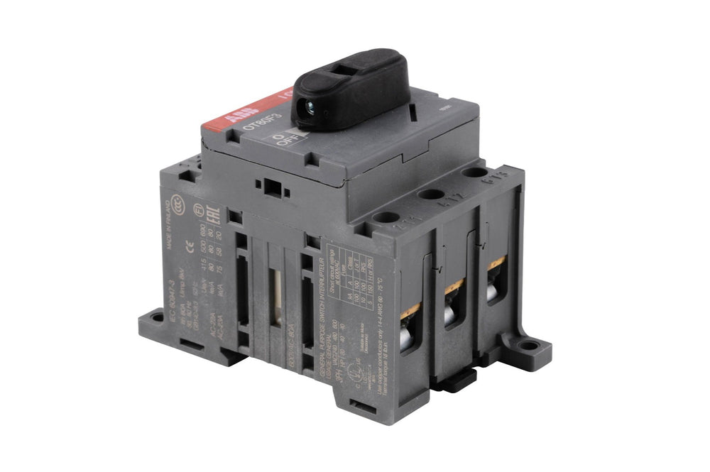 Lennox 93J31 - ABB 93J3101, Non-Fusible Disconnect Switch 80 Amp, 3-Pole