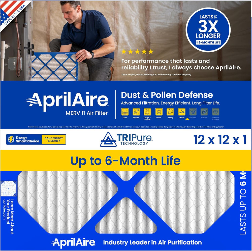 AprilAire A12121 1-Inch Media 12" x 12" x 1" MERV 11