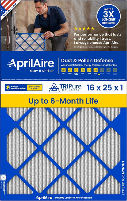 AprilAire A16251 1-Inch Media 16" x 25" x 1" MERV 11