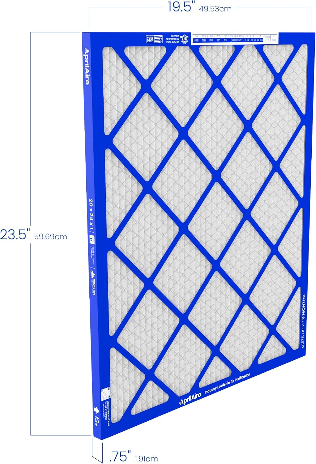AprilAire A20241 1-Inch Media 20" x 24" x 1" MERV 11