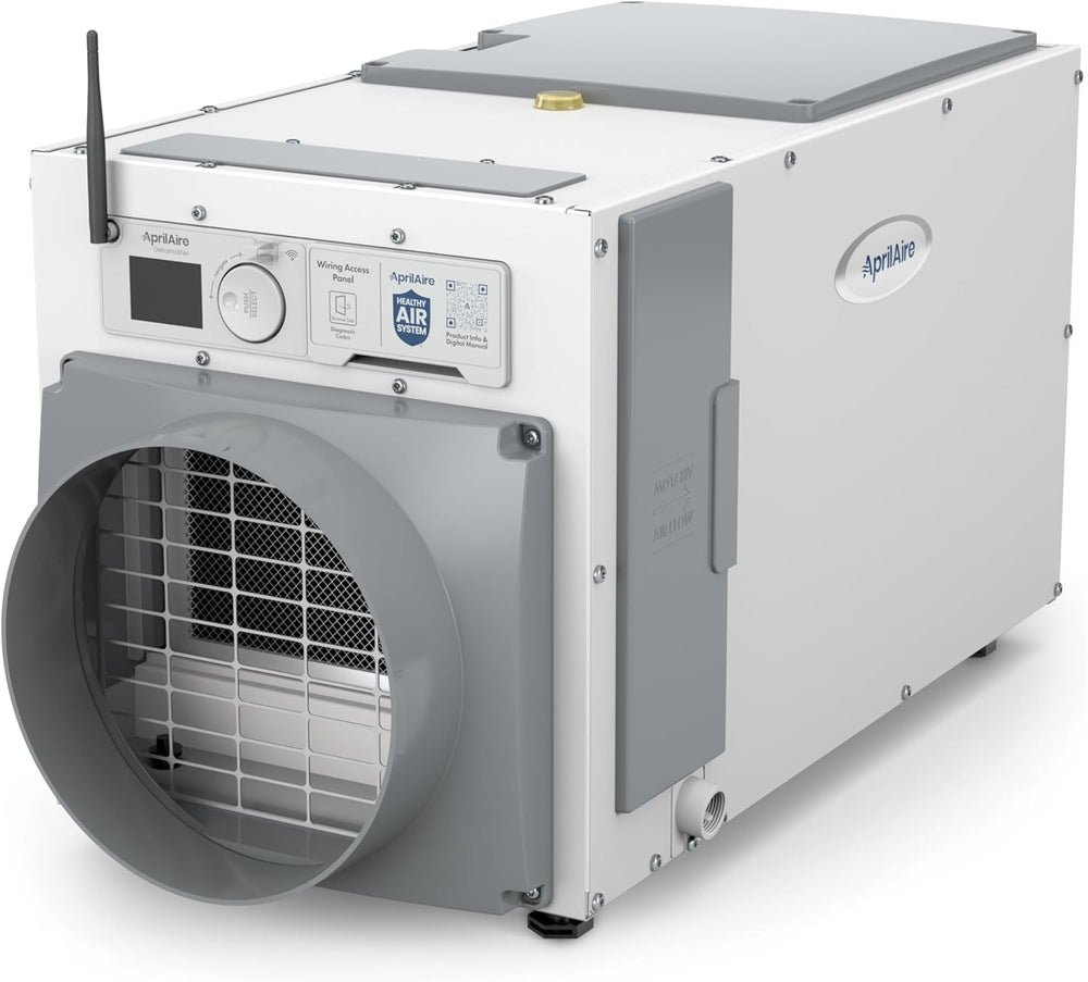 Aprilaire E100W - Wi-Fi Enabled Whole House Dehumidifier, 100 Pints