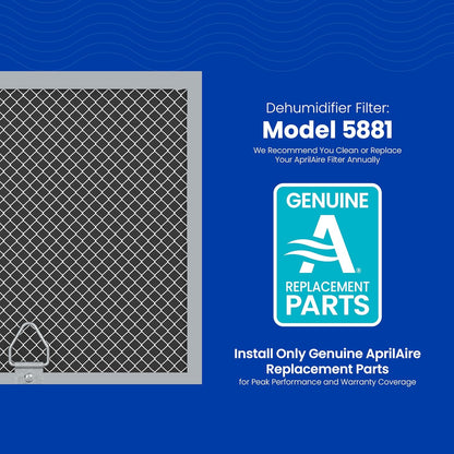 Aprilaire E100W - Wi-Fi Enabled Whole House Dehumidifier, 100 Pints