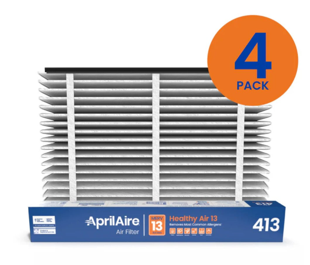 Aprilaire 413 MERV 13 Replacement Filter (16 x 25 x 4")