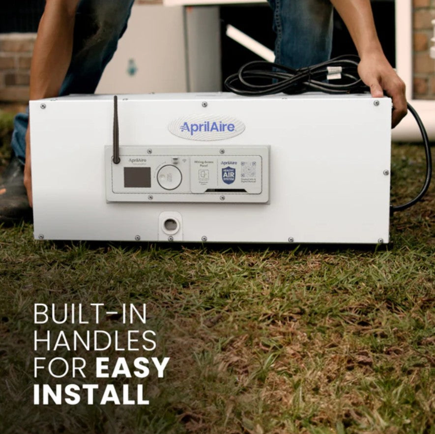 Aprilaire E050W - Wi-Fi Enabled Basement and Crawl Space Pro Dehumidifier, 50 Pints