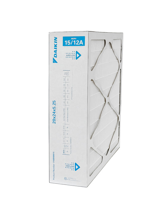 Daikin 0160M00015 - 20" x 24" x 5" Pleated MERV 15 Replacement Filter for DV15-2124-AD