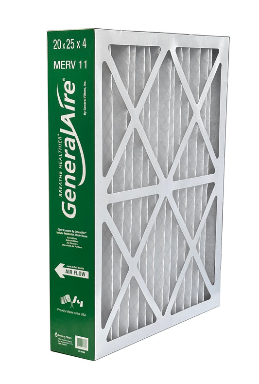 GeneralAire 11-GA100A37 - 20" x 25" x 4" Replacement Filter for Honeywell FC100A1037, MERV 11