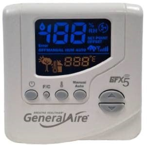 GeneralAire GFX5 - Wi-Fi Capable, Universal, Automatic Humidistat with Manual Mode, GFI# 7172