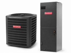Goodman 2 Ton 13.4 SEER2 Heat Pump System with Multi-Position Air Handler GLZS4BA2410 AMST24BU1300