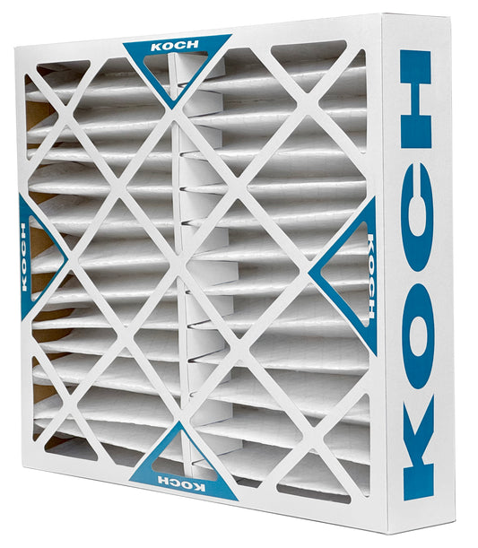 Koch 102-700-026 - 16" x 25" x 4" Pleated Air Filter, MERV 8