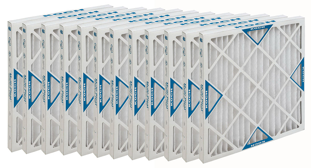 Koch 102-700-007 - 16" x 25" x 1" Pleated Air Filter, MERV 8