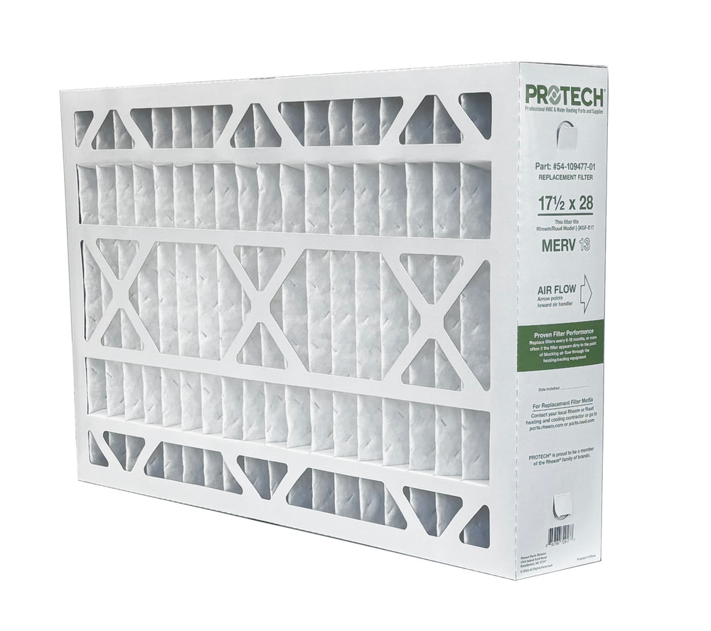 Rheem 54-109477-01 - 17.5" x 28" x 5" Exact-Fit Filter for Air Cleaner XGF-E17M13, MERV 13