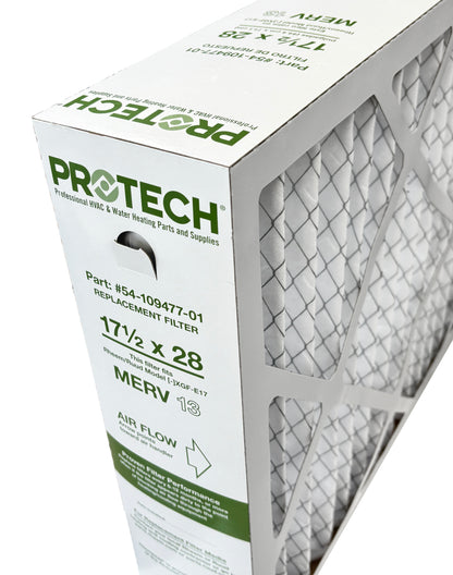 Rheem 54-109477-01 - 17.5" x 28" x 5" Exact-Fit Filter for Air Cleaner XGF-E17M13, MERV 13