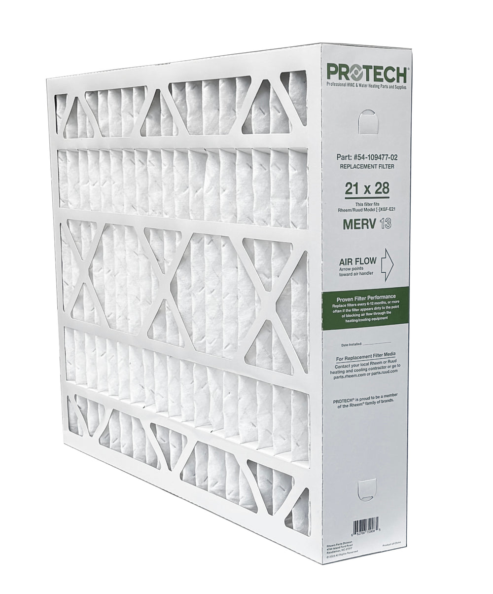Rheem 54-109477-02 - 21" x 28" x 5" Exact-Fit Filter for Air Cleaner XGF-E21M13, MERV 13