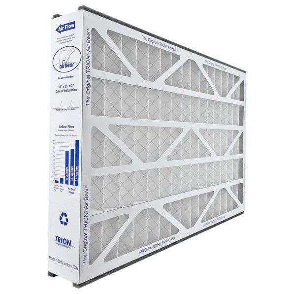 Trion Air Bear TRION 259112-101 -16" x 25" x 3" Pleated Air Filter, MERV 11