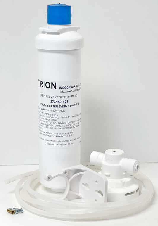 Trion 273140-001 - Humidifier Water Filter Kit with Filter Head, Bracket, Filter, and Install Kit