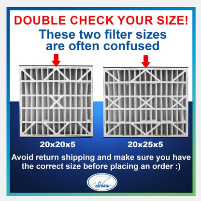 Trion Air Bear TRION 255649-102  MERV 8 Replacement Filter (20 x 25 x 5")