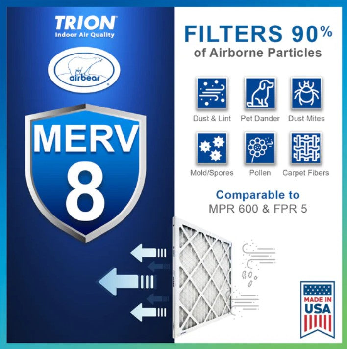 Trion Air Bear TRION 255649-102  MERV 8 Replacement Filter (20 x 25 x 5")