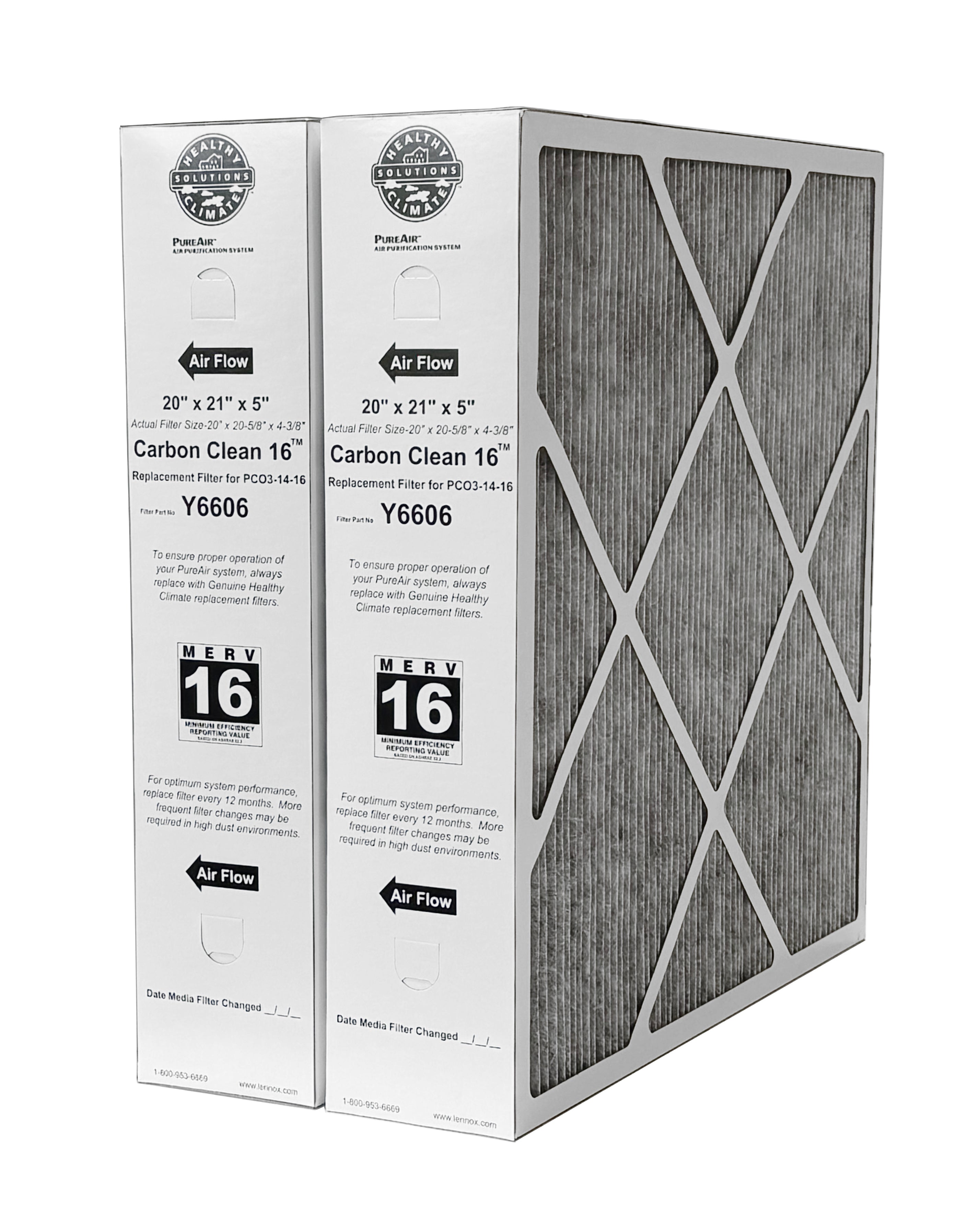 Lennox Y6606 MERV 16 Replacement Filter (20 x 21 x 5