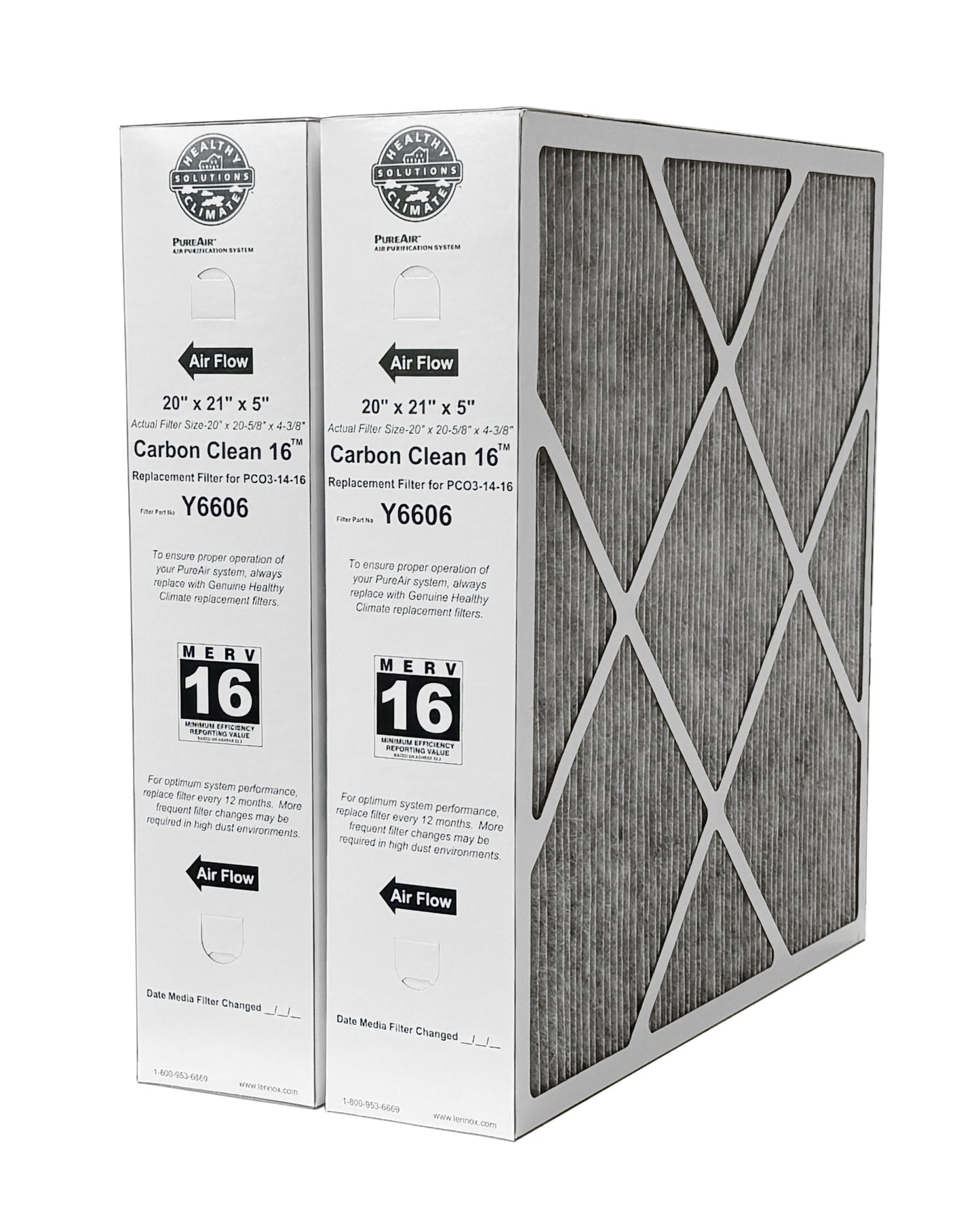 Lennox Y6606 MERV 16 Replacement Filter (20 x 21 x 5")