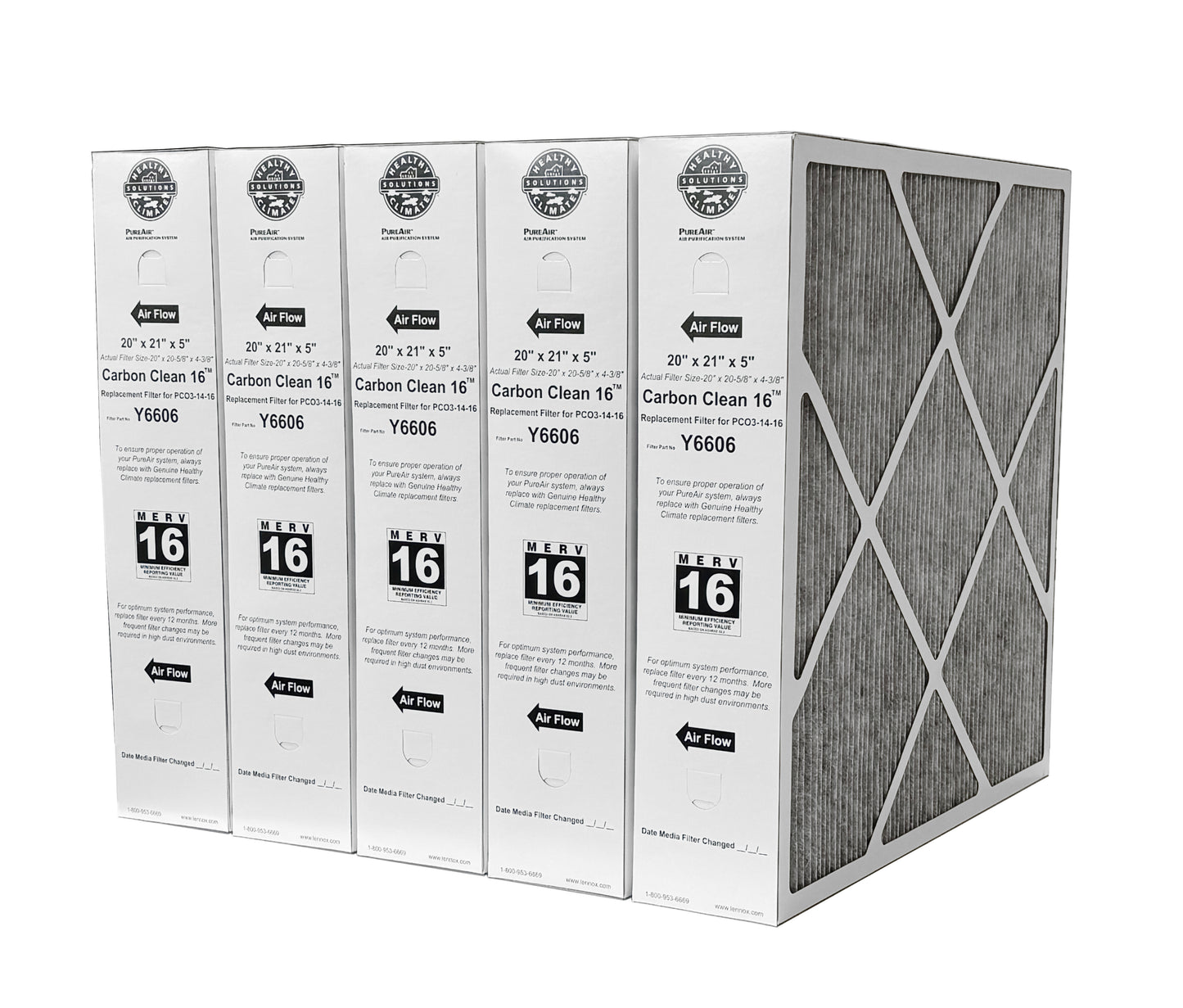 Lennox Y6606 MERV 16 Replacement Filter (20 x 21 x 5")