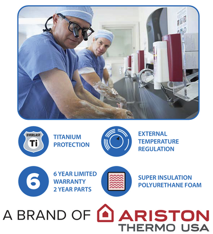 HTP EVR02.5A014C - Everlast Mini Tank Point of Use Water Heater, Plug-in, 2.5 Gallon