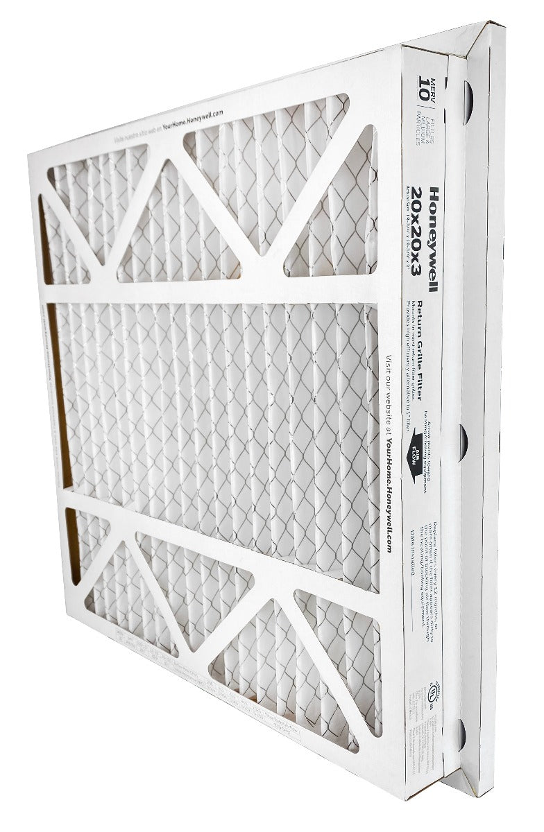 Honeywell FC40R1003 - 20" x 20" x 3" Return Grille Pleated Air Filter, MERV 10