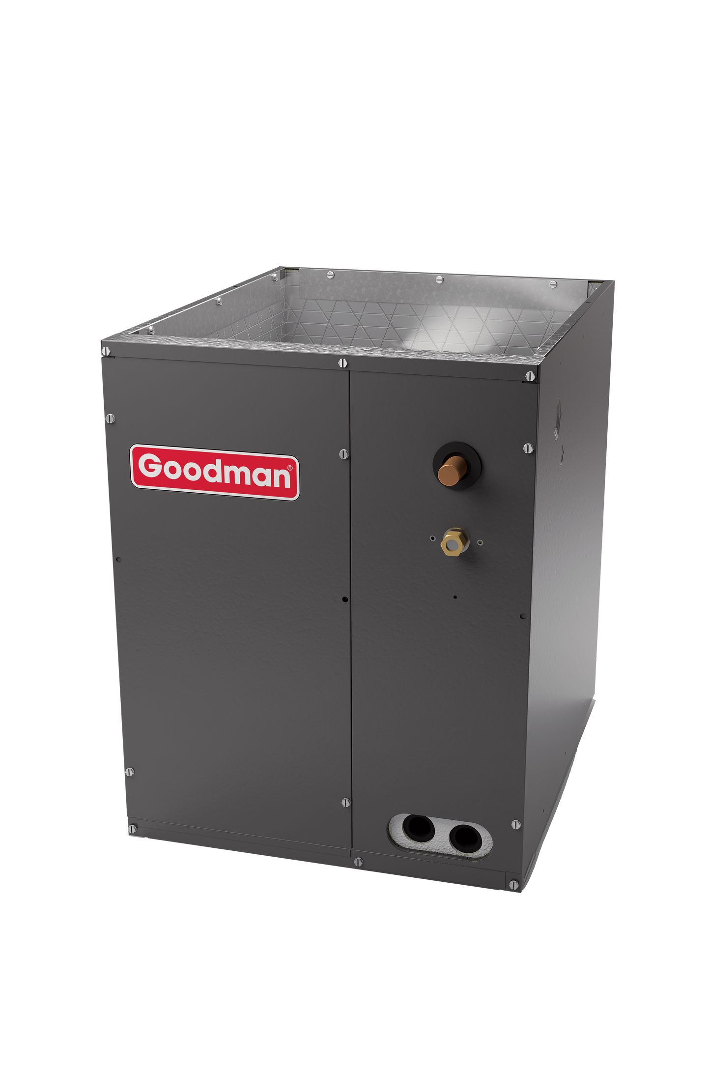 Goodman 5 Ton 14 SEER2 Upflow Air Conditioner Split System with 120,000 BTU 80% AFUE Gas Furnace GLXS4BA6010 CAPTA6030D3 GR9S801205DN