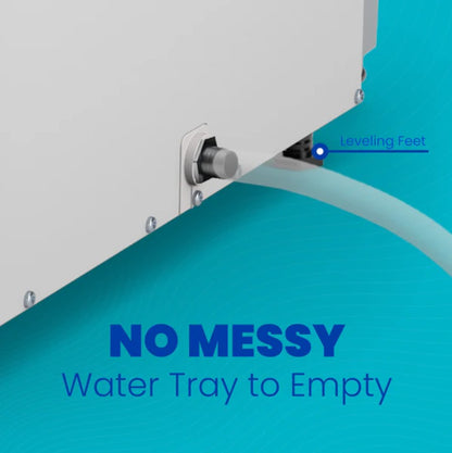 Aprilaire E050W - Wi-Fi Enabled Basement and Crawl Space Pro Dehumidifier, 50 Pints