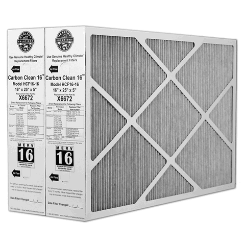 Lennox X6672  MERV 16 Replacement Filter (16 x 25 x 5