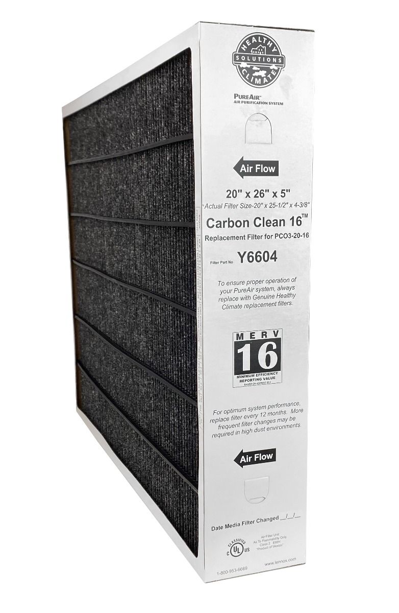 Lennox Y6604  MERV 16 Replacement Filter (20 x 26 x 5")