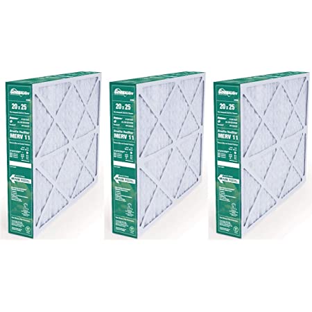 GeneralAire 11-GA100A37 (3-Pack) - 20" x 25" x 5" Replacement Filter for Honeywell FC100A1037, MERV 11