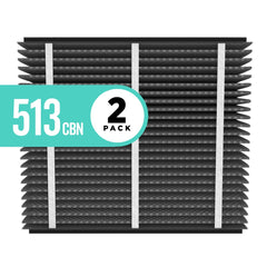 Aprilaire 513CBN (2-Pack) -Odor Reduction Air Filter For Aprilaire Whole-Home Air Purifiers, MERV 13, For Odors And Most Common Allergens