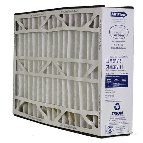 Trion Air Bear TRION 259112-105  MERV 11 Replacement Filter (16 x 25 x 5