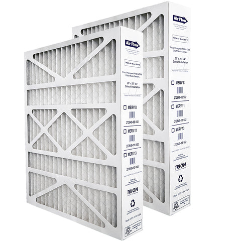 TRION 272649-11-202 OEM-2 Air Filter 20x25x4 (2-Pack, MERV 11) Replacement Filter for Honeywell FC100A1037 / FC200E1037, Actual Size 19.83” x 24.75” x 4.375”