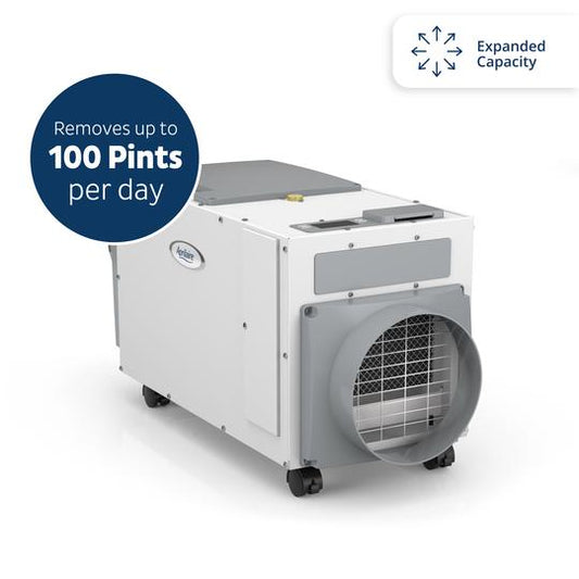 AprilAire E100C 100-Pint Professional-Grade Whole-House Dehumidifier With Casters