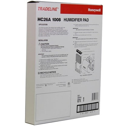 Honeywell Hc26a1008 Humidifier Water Panel